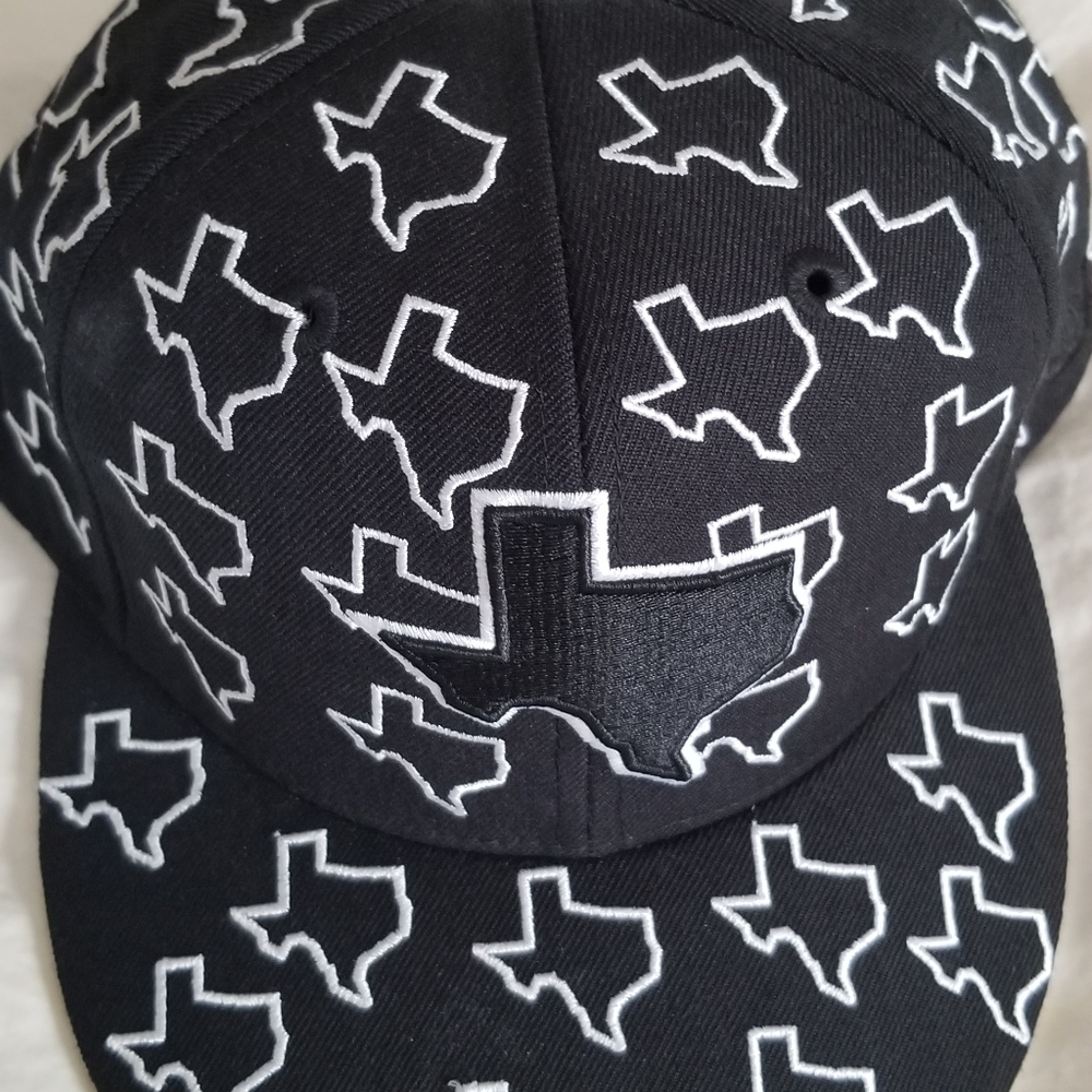 UNK Black Texas baseball cap.  NEW.